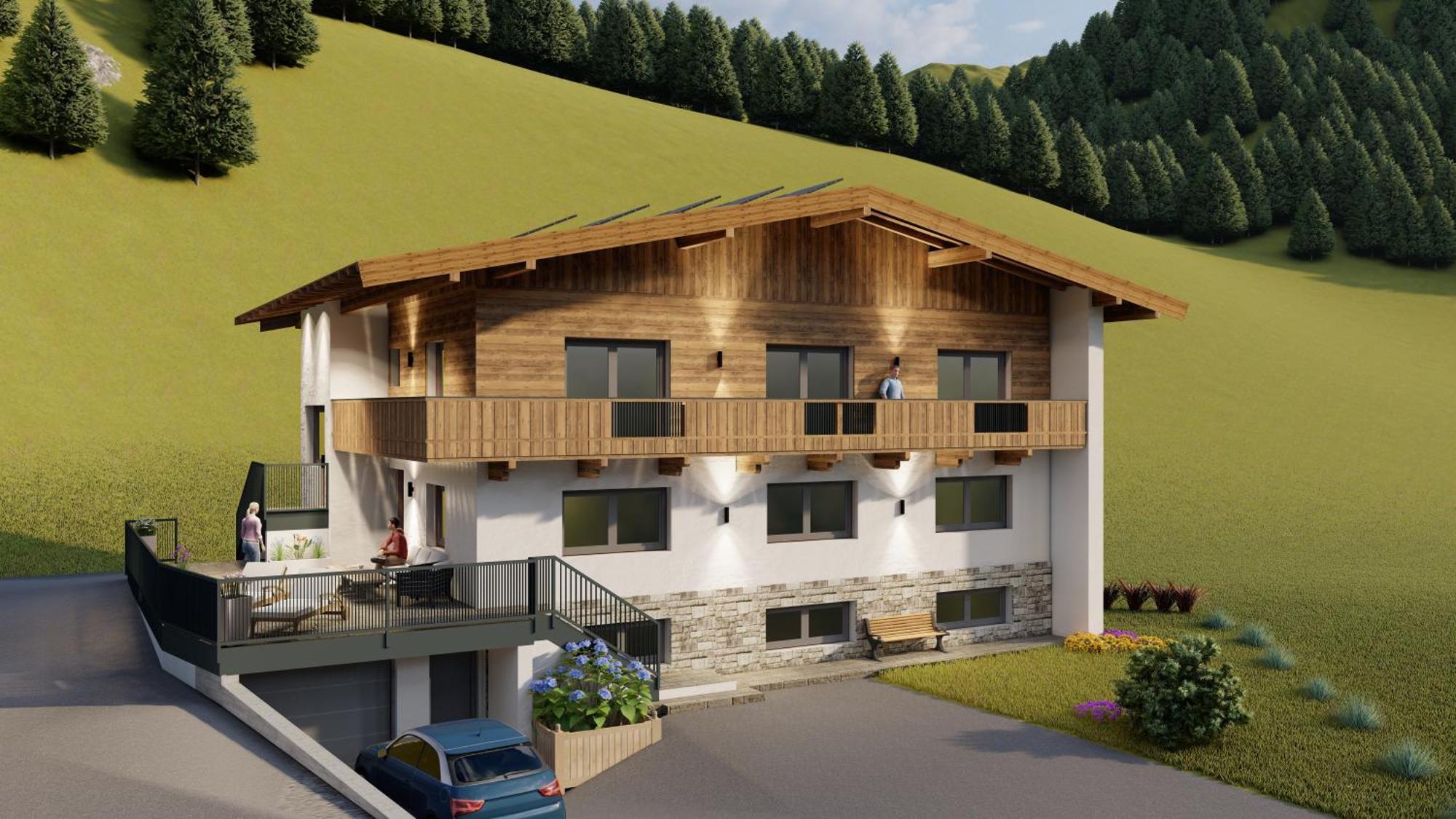 Ferienhaus Evelyn Tux Bagian luar foto